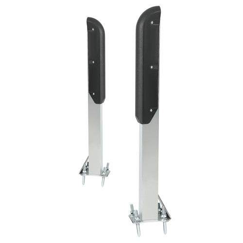 Solid Spare Fits for 2" Trailer Frames Pair of Zinc-Plated Pontoon Boat Trailer Guide On