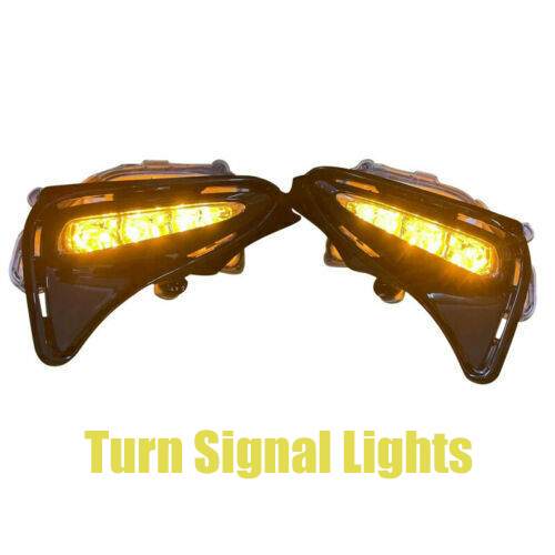 LED Fog Light DRL Turn Signal Lamp w/Wiring For 2017-2019 Toyota Corolla LE XLE
