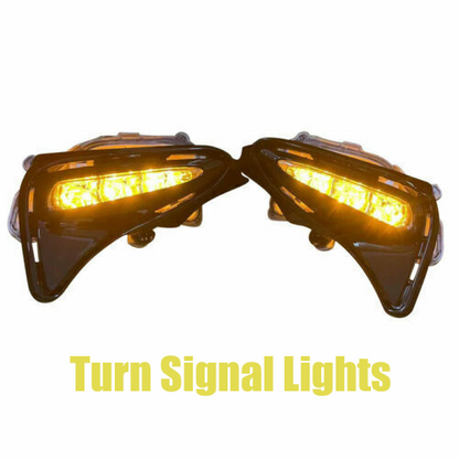 LED Fog Light DRL Turn Signal Lamp w/Wiring For 2017-2019 Toyota Corolla LE XLE