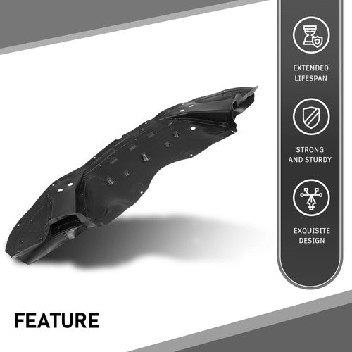 Solid Spare Front Engine Splash Shield Under Cover Fit For 2015-2023 Dodge Charger RWD