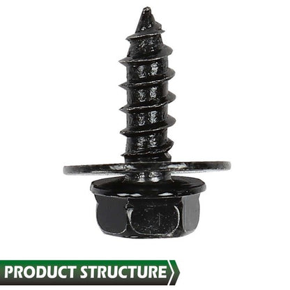 Solid Spare Fit For Toyota Firewall & Splash Shield Screws M6.3 x 20mm Long- 10mm Hex 20pcs