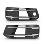 Solid Spare Fit For 2016 2017 2018 2019 Audi Q7 Fog Light Grille Bezel Insert Left+Right