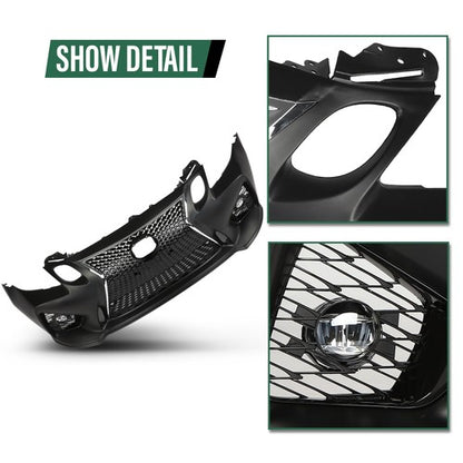 Solid Spare Fit For 2006-2011 Lexus GS GS300 GS350 Front Bumper Conversion To 16+ GS F Style
