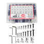Solid Spare 1600 Pcs metric screws and nuts kits M2 M3 M4 M5 With 12.9 Grade Alloy Steel