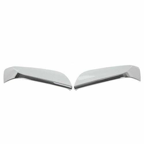 Solid Spare For 2014-2020 Chevy Impala Clip-On Triple Mirror Covers Trims Replacement Chrome