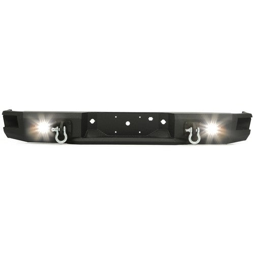 Solid Spare Fit For 2009-2014 Ford F150 Truck Complete Rear Steel Bumper One Piece Textured
