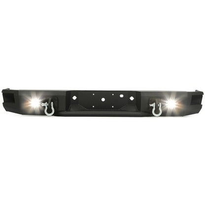 Solid Spare Fit For 2009-2014 Ford F150 Truck Complete Rear Steel Bumper One Piece Textured