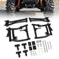 Solid Spare For 16+ Polaris General / 4 High Clearance 1.5" Offset Rear A-Arms Powder Coated