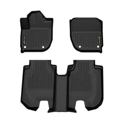 Solid Spare TPE Floor Mats Fit For 2016-2022 Honda HRV HR-V All-Weather Protection Liners
