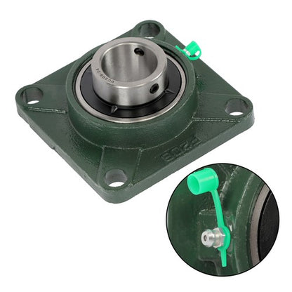 Solid Spare 4PCS 1-1/2" Bore 4 Bolt Solid Base UCF208-24 Pillow Block Flange Bearing