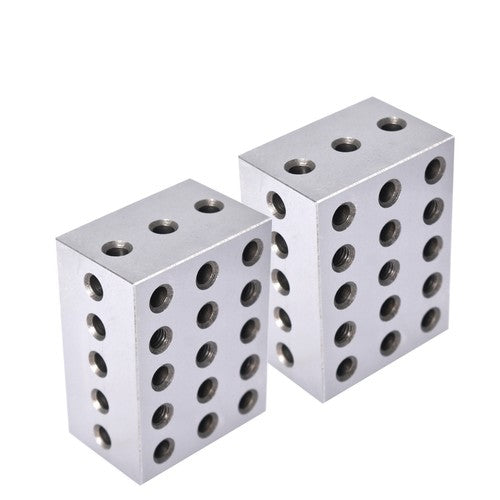 Solid Spare 23 Holes 2-3-4 Blocks .0002" Precision 1 Matched Pair Ultra Precision Machinist