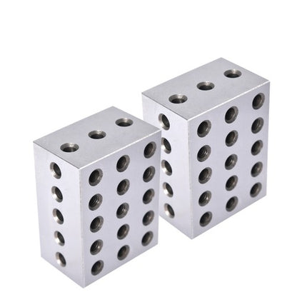 Solid Spare 23 Holes 2-3-4 Blocks .0002" Precision 1 Matched Pair Ultra Precision Machinist