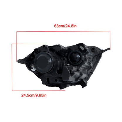 Solid Spare Chrome Halogen W/DRL Headlight Assembly Left/Driver For Ford EcoSport 2018-2023