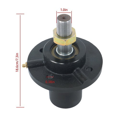 Solid Spare 10161 300441 For Dixie Chopper Spindle Zero Turn Mower Short Shaft 50" 60" Deck