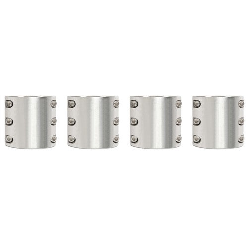 Solid Spare Universal 4Pcs 2" Inch OD Size Tube Clamps Roll Cage Mount Cage Long
