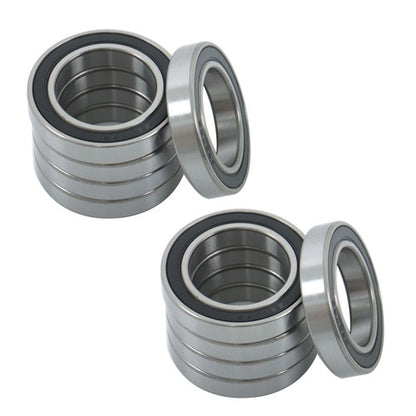 Solid Spare 10Pcs 6907-2RS Bearings 35×55×10mm Double Rubber Seals Deep Groove Ball Bearing