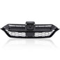 Solid Spare Fit For 2020-2022 Honda CR-V CRV BlackFront Bumper Upper Honeycomb Grille Grill