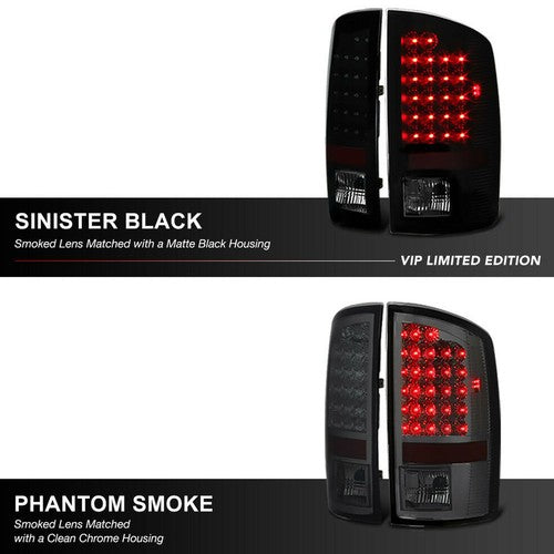 Solid Spare For 02-06 Dodge Ram 1500 2500 3500 Left+Right Side Rear Tail Brake Light Lamps
