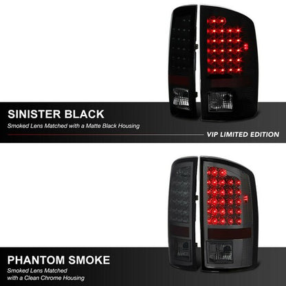 Solid Spare For 02-06 Dodge Ram 1500 2500 3500 Left+Right Side Rear Tail Brake Light Lamps