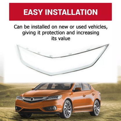 Front Chrome Grille Grill Trim Frame For 2016-2018 Acura ILX Base 71122TX6A51