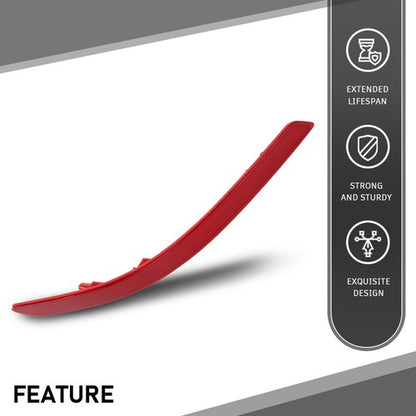 Solid Spare Fit For 2014-2015 Kia Optima Red Rear Bumper Reflector Left+Right Side