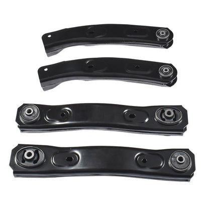 Solid Spare 4Pcs For Jeep Grand Cherokee Front & Lower Control Arms Suspension Kit 1999-2004