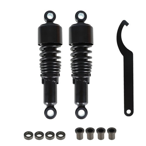 Solid Spare Fit For Sportster 883 1200 Pair 10.5'' 267mm Black Rear Shocks