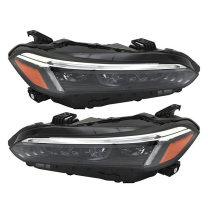 Solid Spare LH & RH Headlights For Honda Civic Sport Touring 2022-2023 LED Type Clear Lens