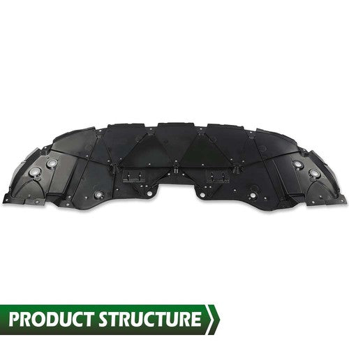 Solid Spare Fit For 2018-2022 Toyota Camry Front Engine Splash Guard Shield Plastic Black