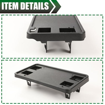 Solid Spare Fit For 2015-2017 Ford F-150 Front Bumper License Plate Mounting Bracket Holder