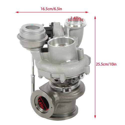 Solid Spare For BMW X5 X6 550i 650i 750i xDrive50i N63 4.4L Turbo Turbocharger 11657576985