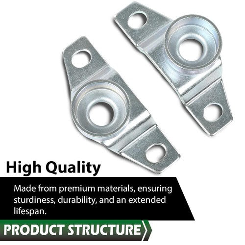 Solid Spare Fit For 1967-1972 Chevy C10 K10 Truck Fleetside Tailgate Trunnion Hinge Set