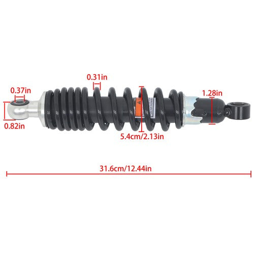 Solid Spare 2PCS Front Coil-Over Shocks 450141455 For Kawasaki Bayou 220 250 KLF220A