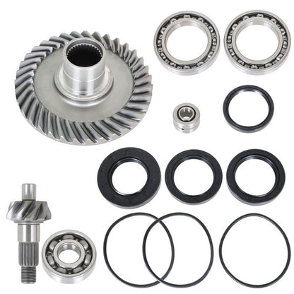 Solid Spare Rear Differential Ring & Pinion Gear Bearing Kit For Honda TRX300FW 1979-2000