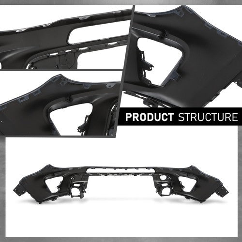 Solid Spare Front Upper Bumper Cover Fascia Fit For 2019-2023 Jeep Renegade 6VM44TZZAA