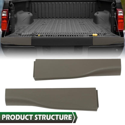 Solid Spare Fit For 2010-2016 Ford F250 F350 Flex Step Tailgate Molding Trim Cap Brown