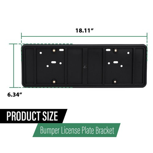 Solid Spare Fit For 2013-2021 Jeep Dodge Chrysler Bumper License Plate Mounting Bracket