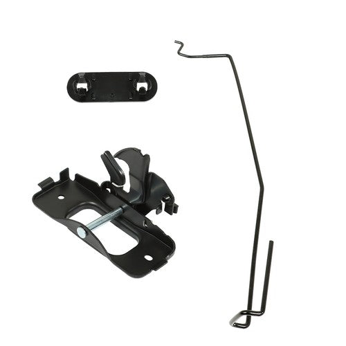 Solid Spare Hood Latch & Striker Rod Safety Catch Left Side For 05-09 Dodge Ram 2500 Pickup