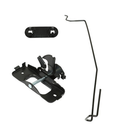 Solid Spare Hood Latch & Striker Rod Safety Catch Left Side For 05-09 Dodge Ram 2500 Pickup