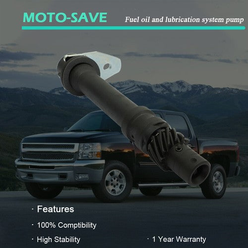 Solid Spare Vortec Engine Oil Pump Drive Gear Shaft For Chevrolet Silverado 1500 07-13 4.3L