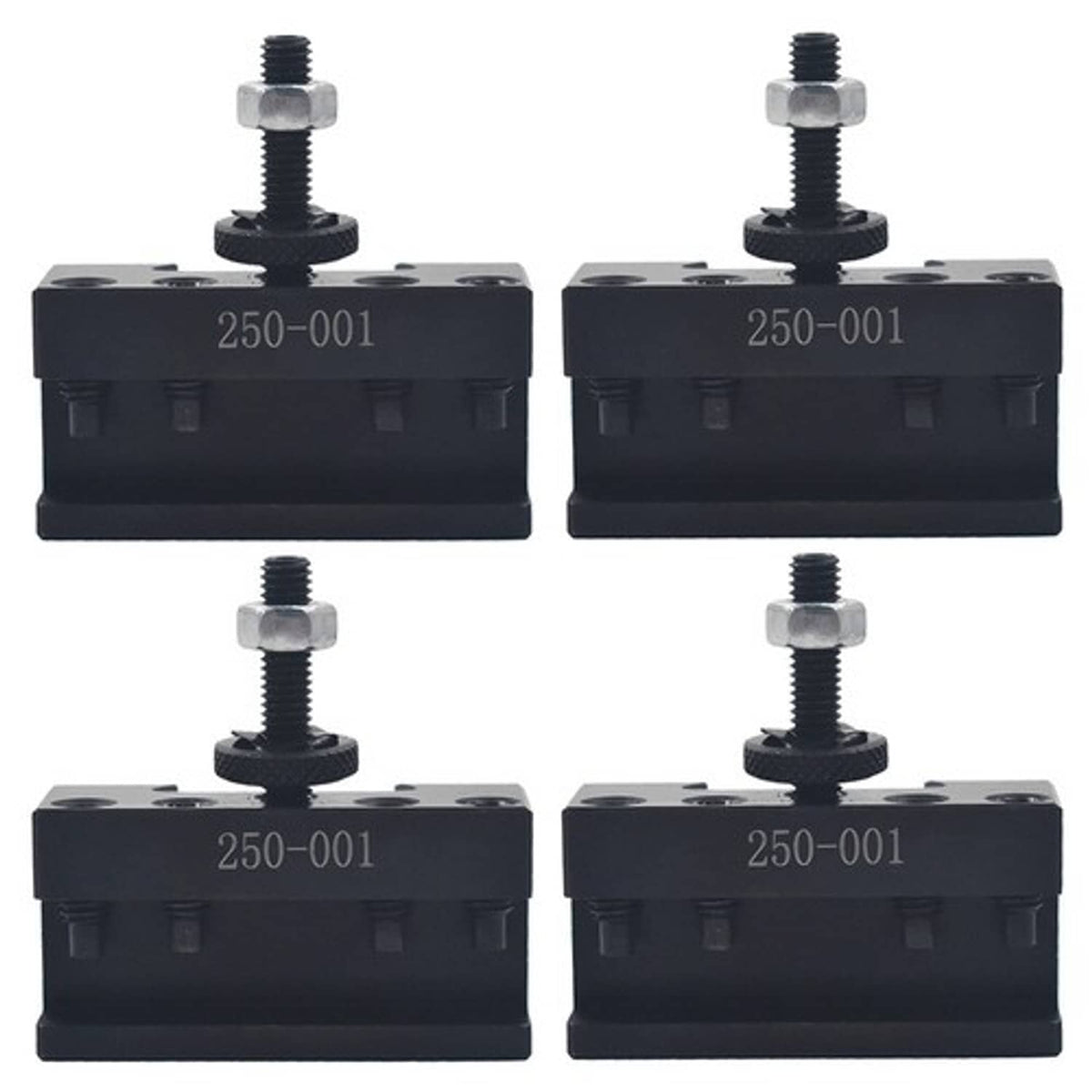 Solid Spare OXA #1 250-001 Quick Change Turning Facing Tool Post Holder For Lathe CNC 4Pcs