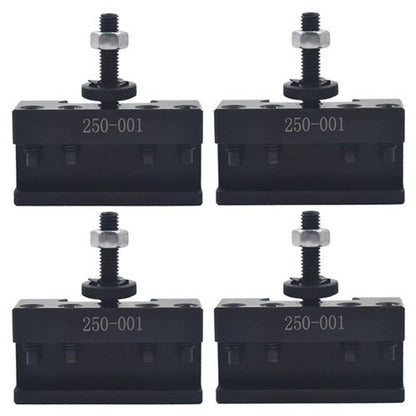 Solid Spare OXA #1 250-001 Quick Change Turning Facing Tool Post Holder For Lathe CNC 4Pcs