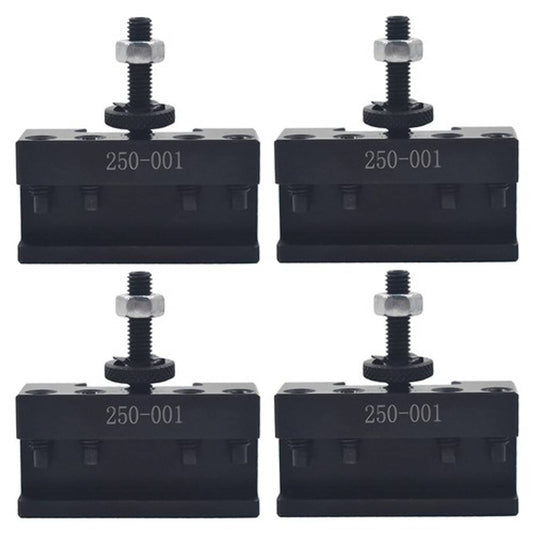 Solid Spare OXA #1 250-001 Quick Change Turning Facing Tool Post Holder For Lathe CNC 4Pcs
