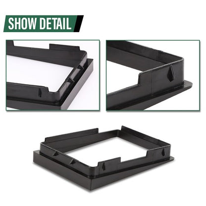 Solid Spare Shifter Boot Bezel Manual Fit For 84-94 Jeep Cherokees 97-04 Wrangler 53000056