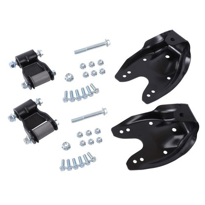 Solid Spare Leaf Spring Hanger Bracket Kit 722-020 For Dodge Dakota 1997-2004 4WD Rear Side
