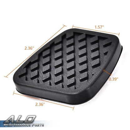 Solid Spare 2Pcs Black Brake Or Clutch Pedal Pads Cover Fit For Honda Accord Civic CRV