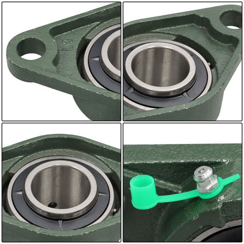 Solid Spare 10-pack UCFL206-20 Pillow Block Bearing 1-1/4" Bore 2 Bolt Flange Mounted