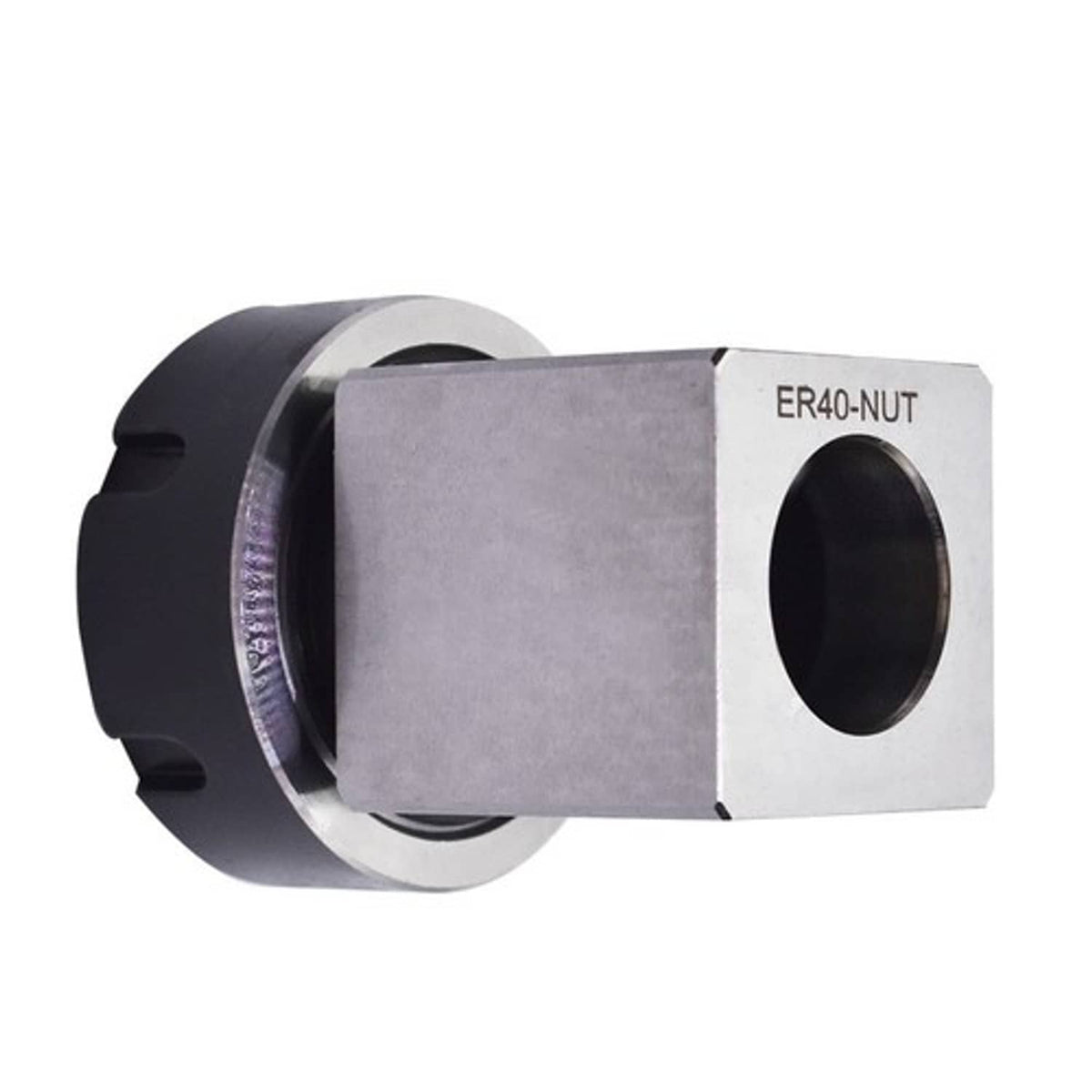 Solid Spare Square ER40 Collet Block Chuck Holder For CNC Lathe Engraving Machine US