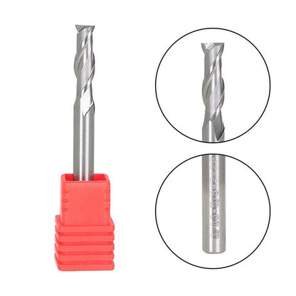 Solid Spare 5 PCS 2 FLUTE CARBIDE END MILL 5/8" LENGTH OF CUT 2" OVERALL LENGTH 3/16"