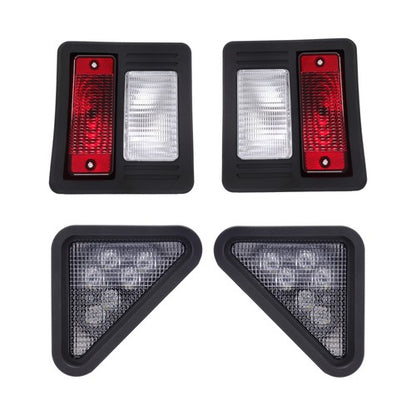 Solid Spare Front LED & Standard Rear Light Kit For Bobcat S150 S175 S250 S300 Compatible